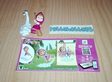 SE306 Masha en la escoba + papel Kinder sorpresa Italia 2018 Masha y el oso 5
