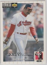1994 Collector's Choice Silver Signature #595 Eddie Murray HOF Cleveland Indians