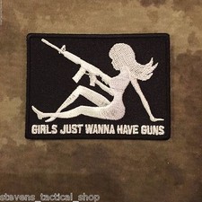 Girls Just Wanna Have Guns Mud Flap Girl Patch
