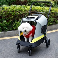 Hundewagen 2in1 Hundebuggy Faltbar Buggy Jogger bis 30kg Hochwertig Komfortabel