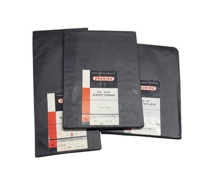 Bruning Copyflex Copytron Paper, Cloth 240, 20, 41 New