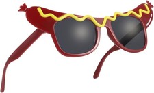 Lustige Sonnenbrille Polykarbonat Unisex Hot Dog Party Accessoire Spa&szlig;