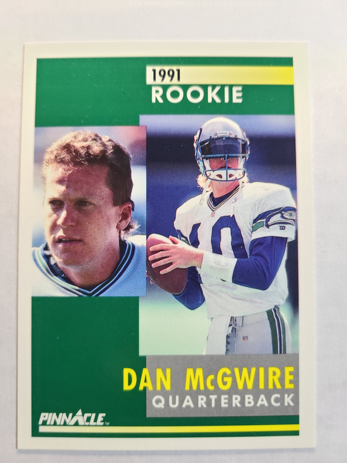 1991 Pinnacle - Dan McGwire #334 (RC)