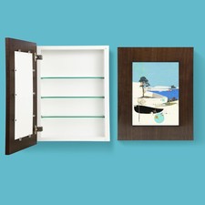 Concealed Medicine Cabinet 14 18 Recessed, Picture Frame Medicine Cabinet, Fa...