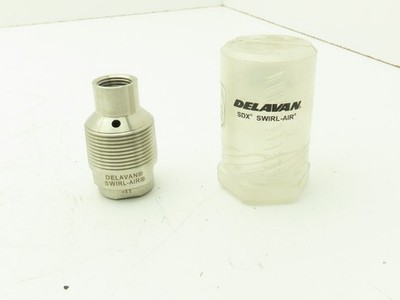 Delavan 32555-2 Swirl Air Nozzle Concentric In Line Adapter 15 GPM 50 DEG SS316L