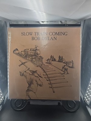 Bob Dylan Slow Train Coming 1979 LP Columbia FC 36120 Santa Maria Press EX/EX