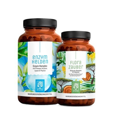 Verdauungsenzyme Kulturen Komplex Bakterienstämme Flora Enzym Paket NATURTREU 