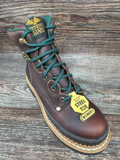  160 Size 5 Georgia Giant Steel Toe 6" Boots Womens Full Grain Leather Comfort