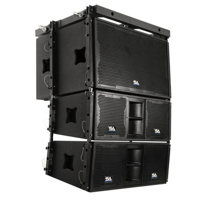 Seismic Audio Passive Line Array 2x15'' Sub 2x10'' Speakers Mount SALA-215S-PKG1