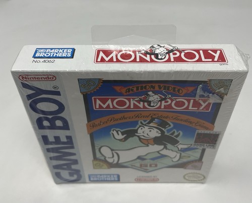 Monopoly (Nintendo Game Boy, 1991) Brand New Factory Sealed with Hang Tab - Picture 4 of 4