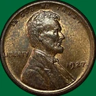 1927 RB Lincoln Wheat Cent Uncirculated UNC Coin #33995