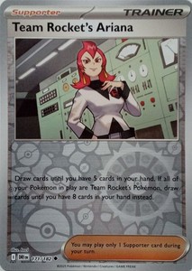 Team Rocket's Ariana 171/182 Destined Rivals Reverse Holo