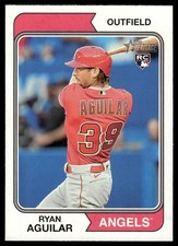 2023 Topps Heritage Ryan Aguilar Rookie Los Angeles Angels #309