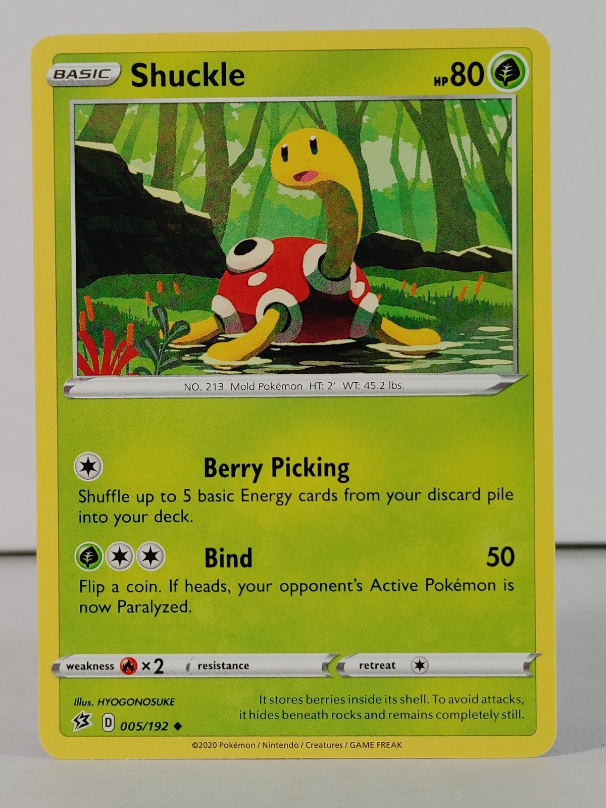 Shuckle - POKEMON - Rebel Clash - 005/192 - singles - NM