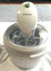 Krups La Glaciere Model 358, 1.5 Qt Ice Cream Maker White Vintage, Made in Italy