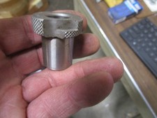NOS Acme 19/32" ID X 7/8" OD X 1" Long Slip Fixed Drill Bushing USA 1.250 Head