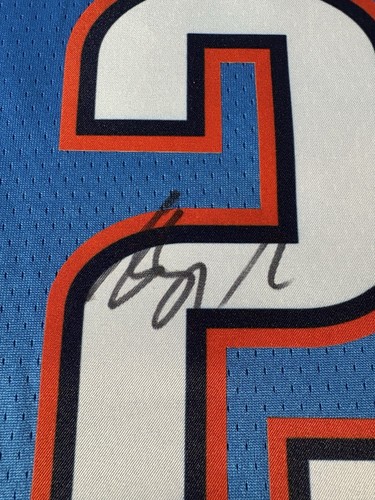 Shai Gilgeous-Alexander Autographed OKC Thunder Signed Jersey NBA Invest Hot PSA - Picture 7 of 22