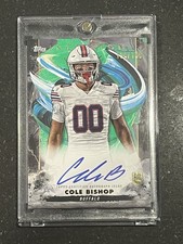 2024 Topps Inception Rookie Autographs Cole Bishop #RA-CB Green/150 (AU, RC)
