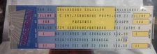 Ozzy Osbourne & Anthrax Greensboro NC November 22 1988 No Rest Tour Ticket BAS