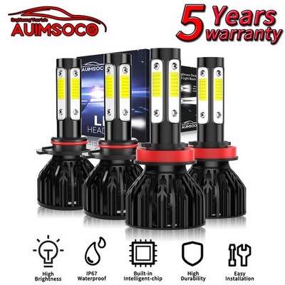 For Toyota Prius 2010-2015 LED Headlight High Low Beam White Bulbs Super Bright