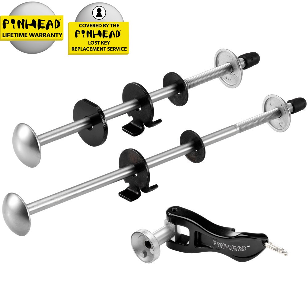 Pinhead 110 Quick Release 2-Pack Shackle Lock Black 15590₽