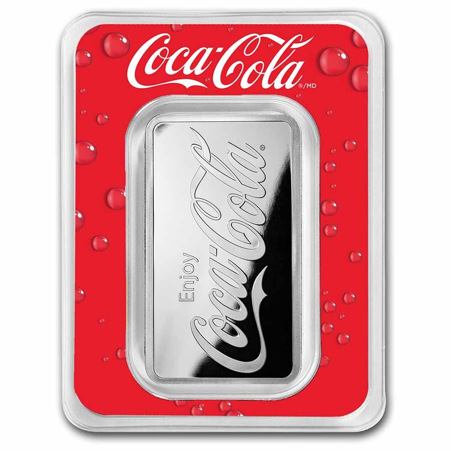 Coca-Cola® oz Silver Struck Bar (in TEP)