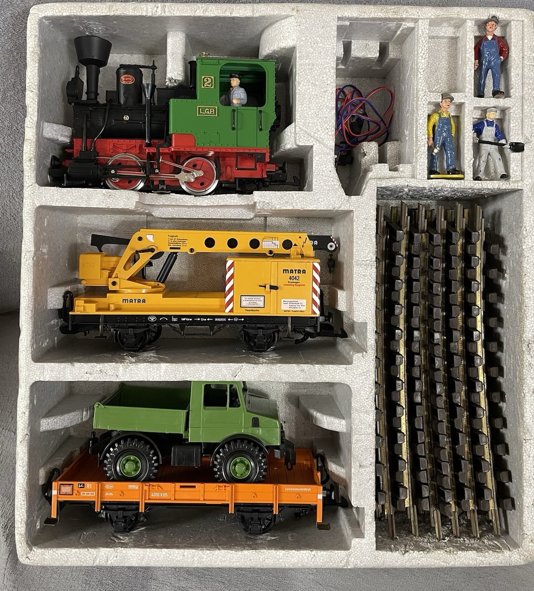 LGB 23401 Work Train Starter Set With Extras for sale online | eBay
