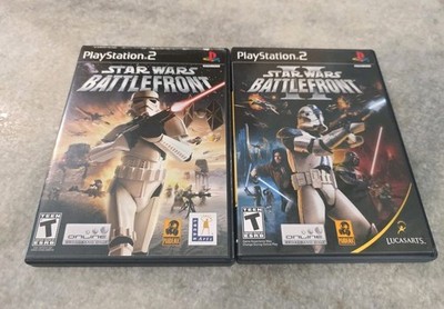 Star Wars Battlefront 1 and 2 PlayStation 2 PS2