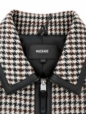 Mackage Calina Womens Houndstooth Zip Leather...