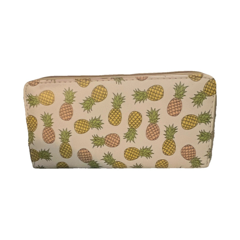 Pineapple Print Wallet