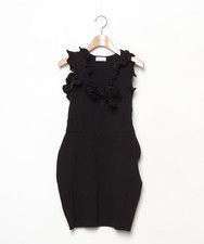 RED VALENTINO Frill Sleeveless Dress White Women s