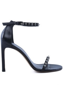 Stuart Weitzman schwarze Leder Sandalen US 7,5 UK 4,5 EU 37,5