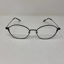 INFACE EYEWEAR TITANIUM IF 1340 6031 51-17-140 BLACK GOLD OVAL TITANIUM &523