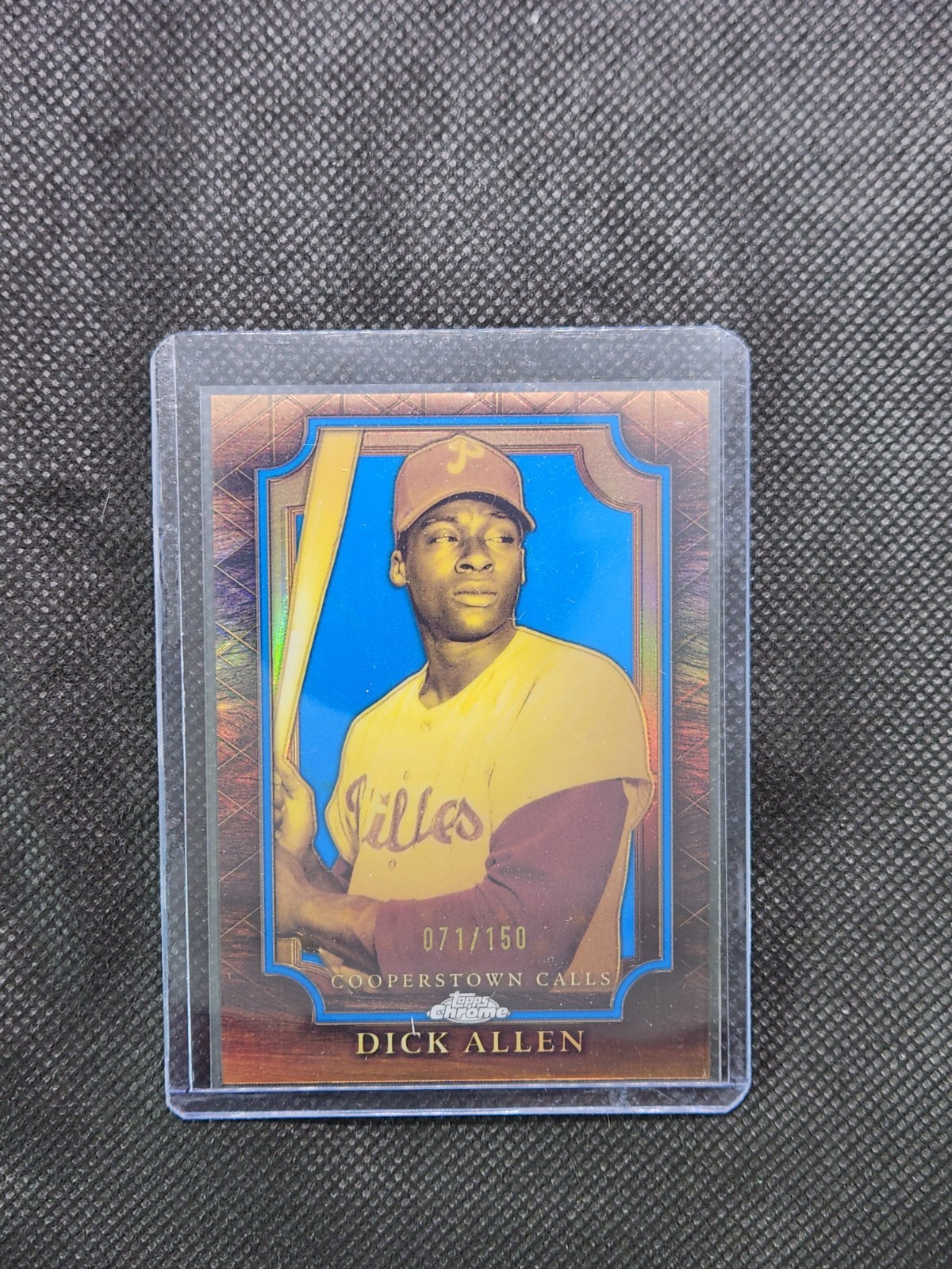 2025 Topps Chrome Cooperstown Calls Dick Allen Blue Refractor /150