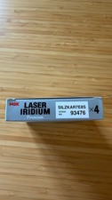 Image of 4x GENUINE NGK LASER IRIDIUM PREMIUM SPARK PLUGS SILZKAR7E8S / 93476