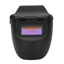 (Black)Auto Darkening Welding Mask With Face Shield And Helmet For Construction