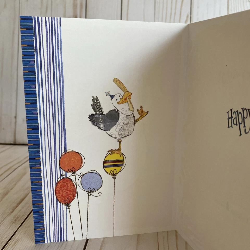 May You Be As Happy As A Seagull With A French Fry Birthday Card New Nautical - Image 3 of 4