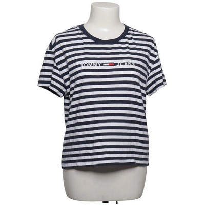 Tommy Hilfiger Jeans, T-shirt, Größe: S, Blau/Weiß, Baumwolle, Streifen #vtO