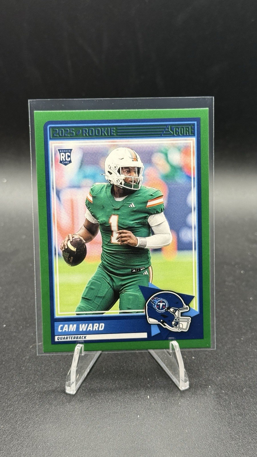 2025 Score - Rookies Cameron Ward #13 Green (RC)