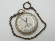 Vintage Elgin Model 3 Grade 345 17 Jewels 12s 10k Rolled Gold Plate Pocket Watch