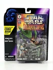 1996 Star Wars Shadows of the Empire Boba Fett vs Ig-88 Figures with Comic Book
