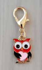 Owl Key chain Zipper Decoration Lobster Claw Clasp Charm