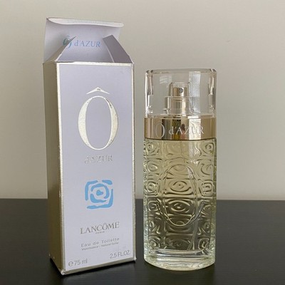 Lancome O D'Azur Eau de Toilette perfume spray for Woman 2.5oz/75ml
