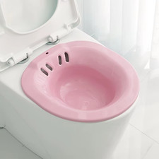 Sitz Bath for Toilet Seat Postpartum Care Basin Hemorrhoid Relief Soaking Tub