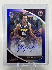 2020-21 Absolute Memorabilia Rookie Autographs Variation Zeke Nnaji /49 RC NM