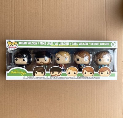 Funko Pop Rocks The Beach Boys 5er Pack (Box Damage) + Free Protector