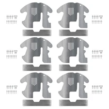 6 Catalytic Converter Protection Security Shield Defense For Toyota Prius 10-15