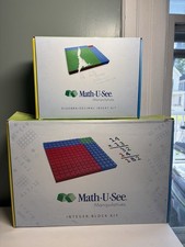Incomplete Math-U-See Manipulatives Integer Block w Algebra/ Decimal Kit Read