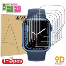 Screen Protector Watch 38mm 40mm 41mm 42mm 44mm 45mm HD TPU Film Transparent
