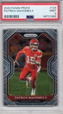 Patrick Mahomes II 2020 Panini Prizm BASE #124 PSA MINT 9